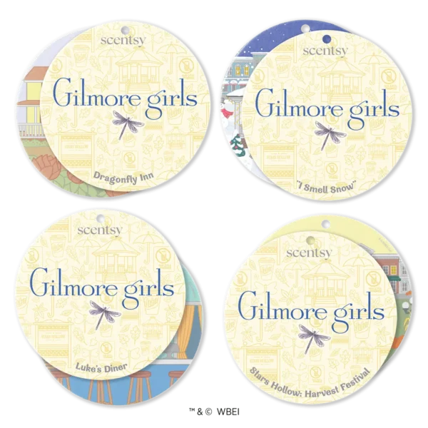 Scent-Scentcircle-4Pack-Gilmoregirls-Iso-R1-2026-Pws Gilmore Girls™ Scentsy Scent Circle 4 Pack