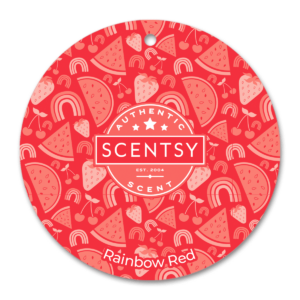 Rainbow Red Scentsy Scent Circle