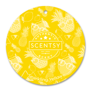 Sparkling Yellow Scentsy Scent Circle