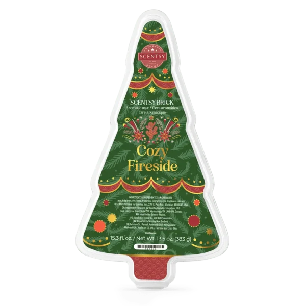 Cozy Fireside Scentsy Brick | Holiday 2025