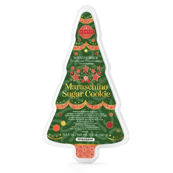 Maraschino Sugar Cookie Scentsy Brick | Holiday 2025