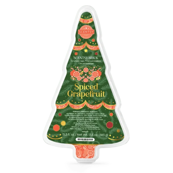 Spiced Grapefruit Scentsy Brick | Holiday 2025
