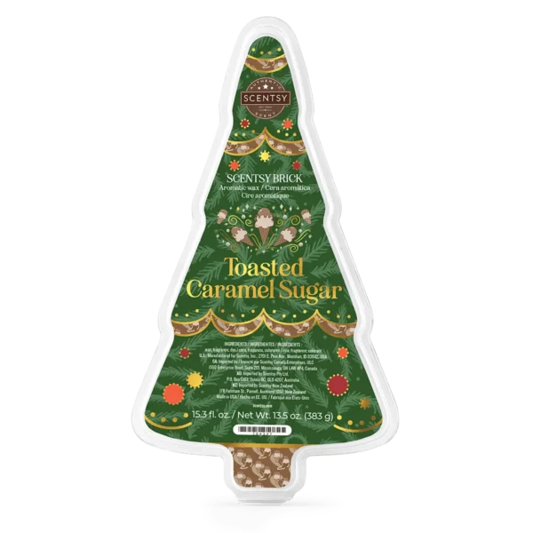 Toasted Caramel Sugar Scentsy Brick | Holiday 2025