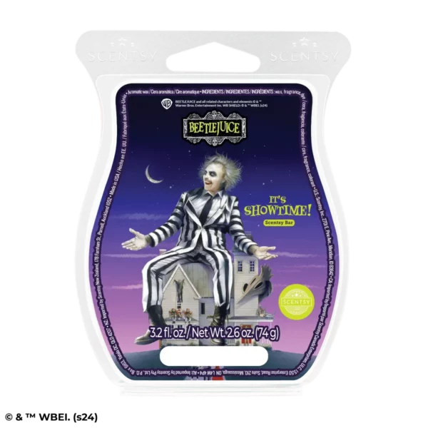 Scent-Waxbar-Beeteljuice-Itsshowtime-Iso-R13-Fw24-Pws It's Showtime Beetlejuice Scentsy Bar