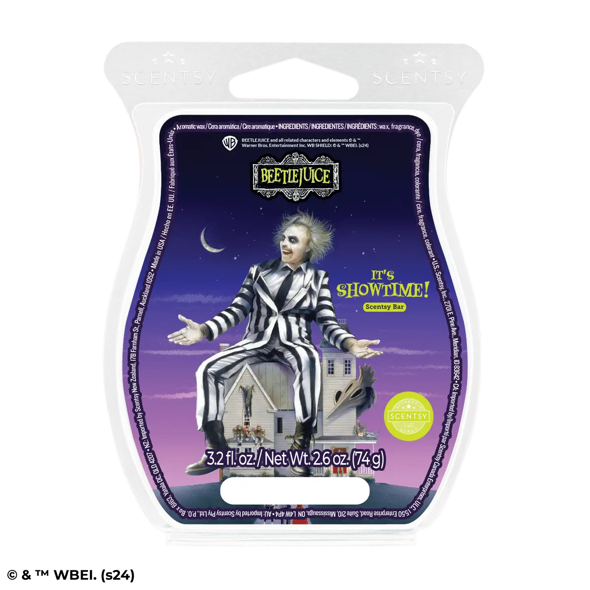It's Showtime Beetlejuice Scentsy Bar