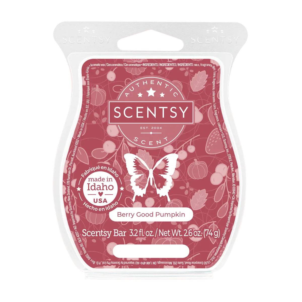 Berry Good Pumpkin Scentsy Bar | Gourdy Goodness