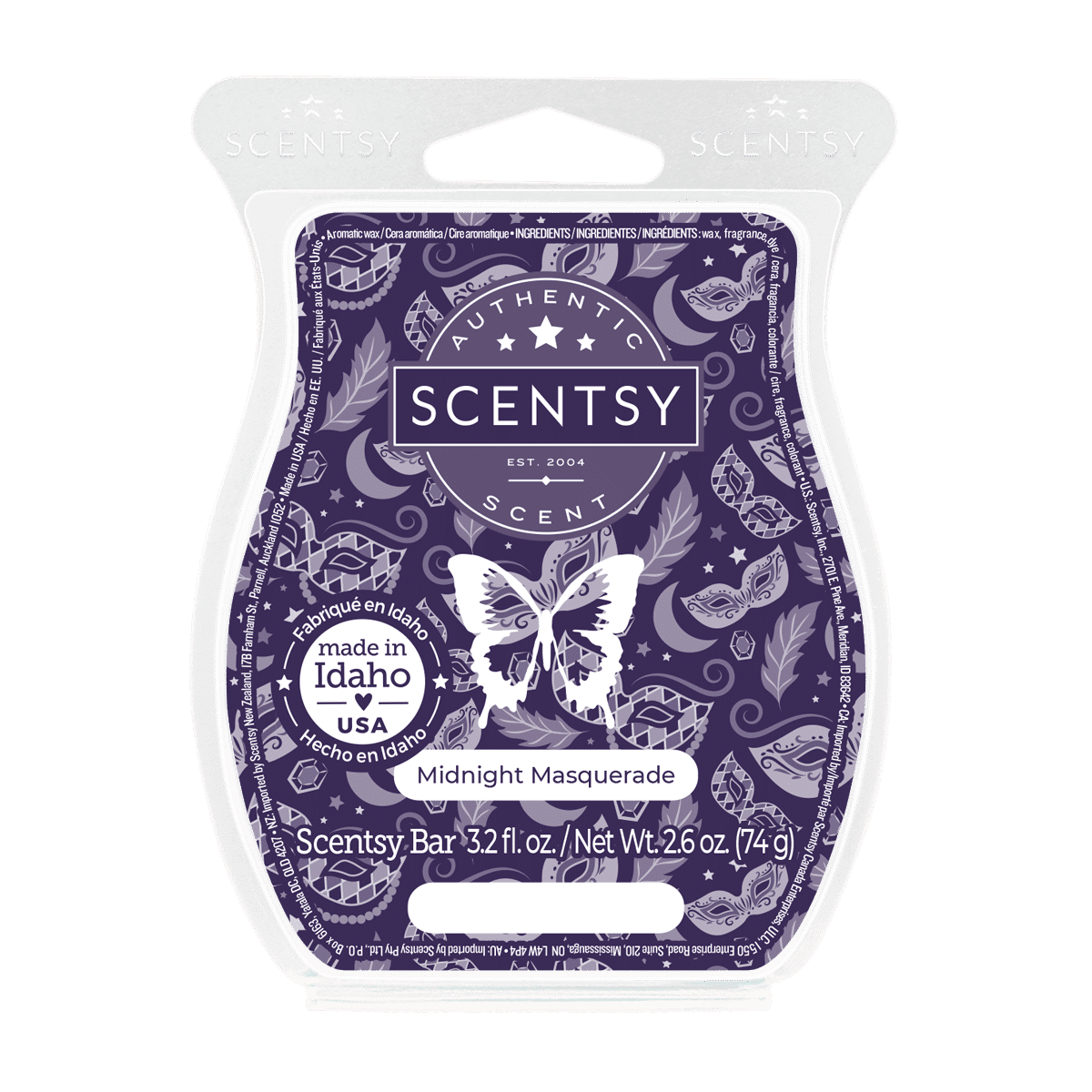 Midnight Masquerade Scentsy Bar | Mardi Gras
