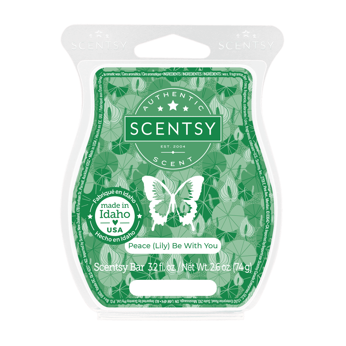 SCENT WaxBar PeaceLilyBeWithYou ISO R13 SS23 PWS