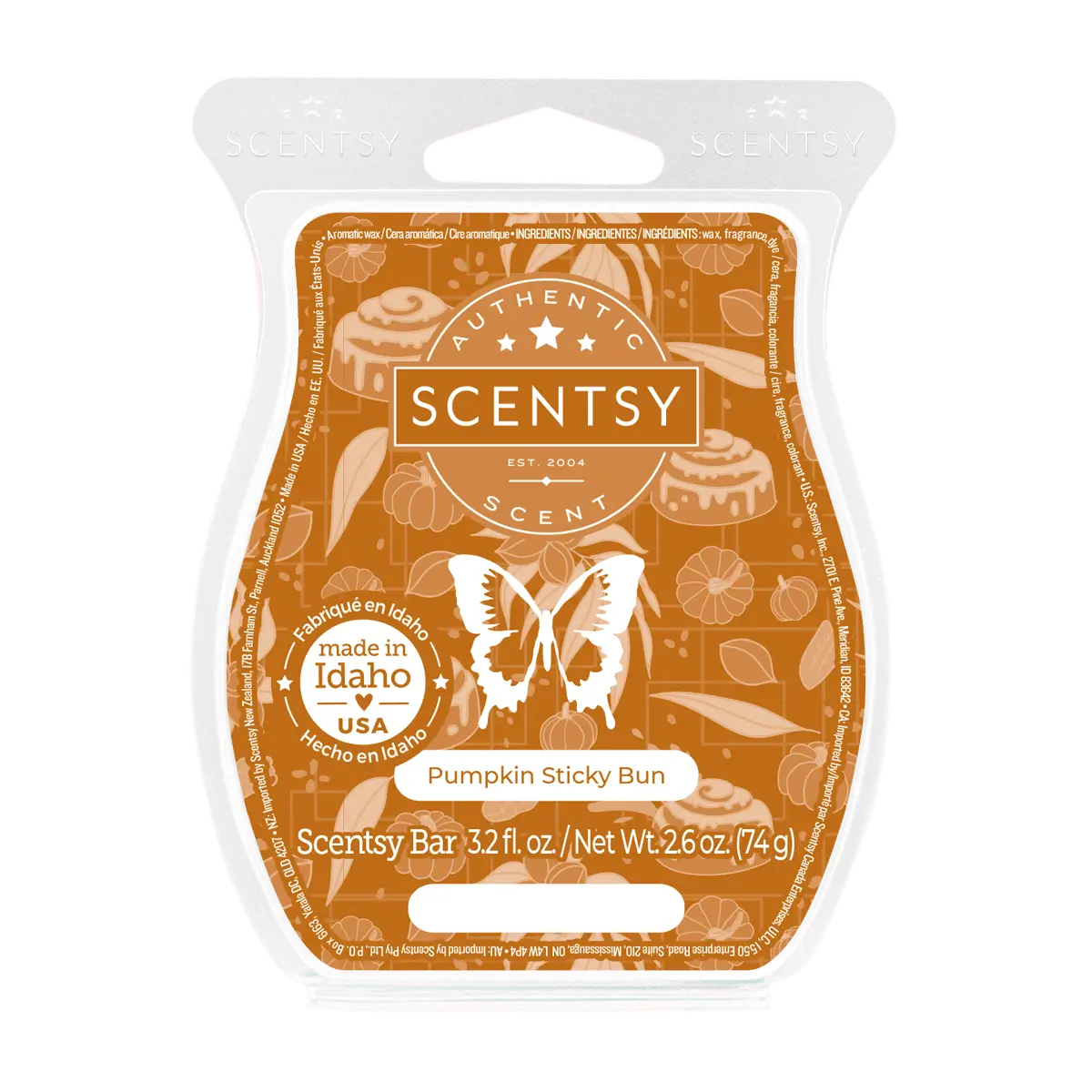 Pumpkin Sticky Bun Scentsy Bar | Gourdy Goodness