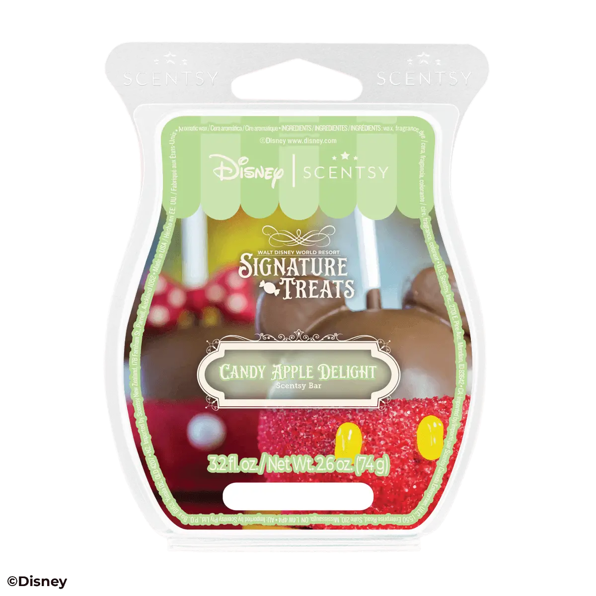 Walt Disney World Resort Signature Treats Scentsy Wax Collection