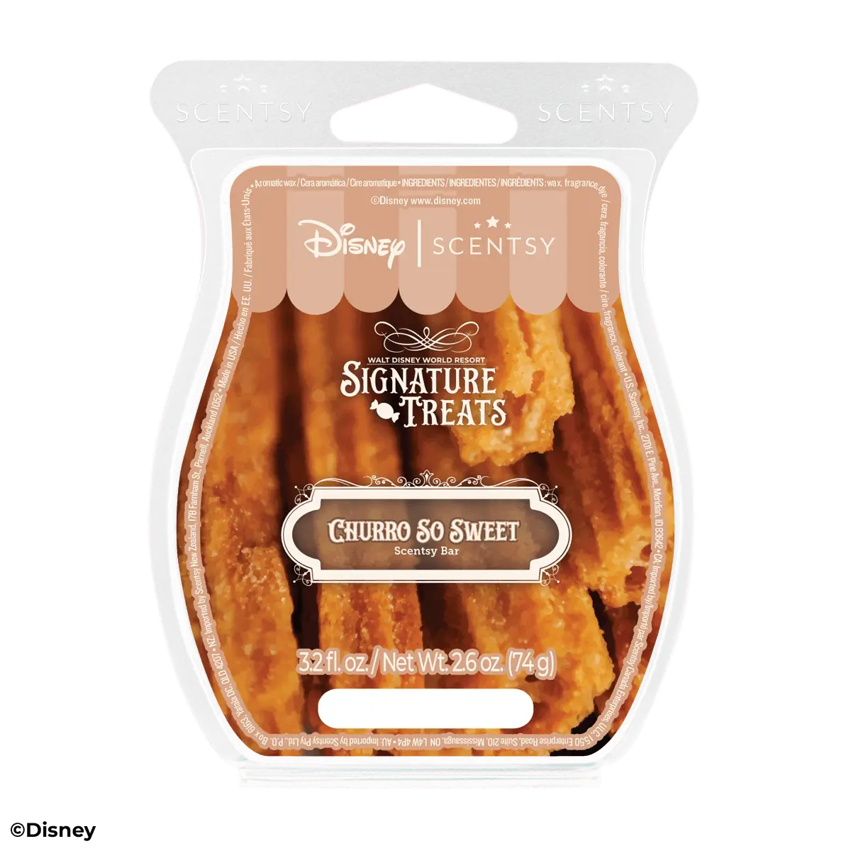 Walt Disney World Resort Signature Treats Scentsy Wax Collection