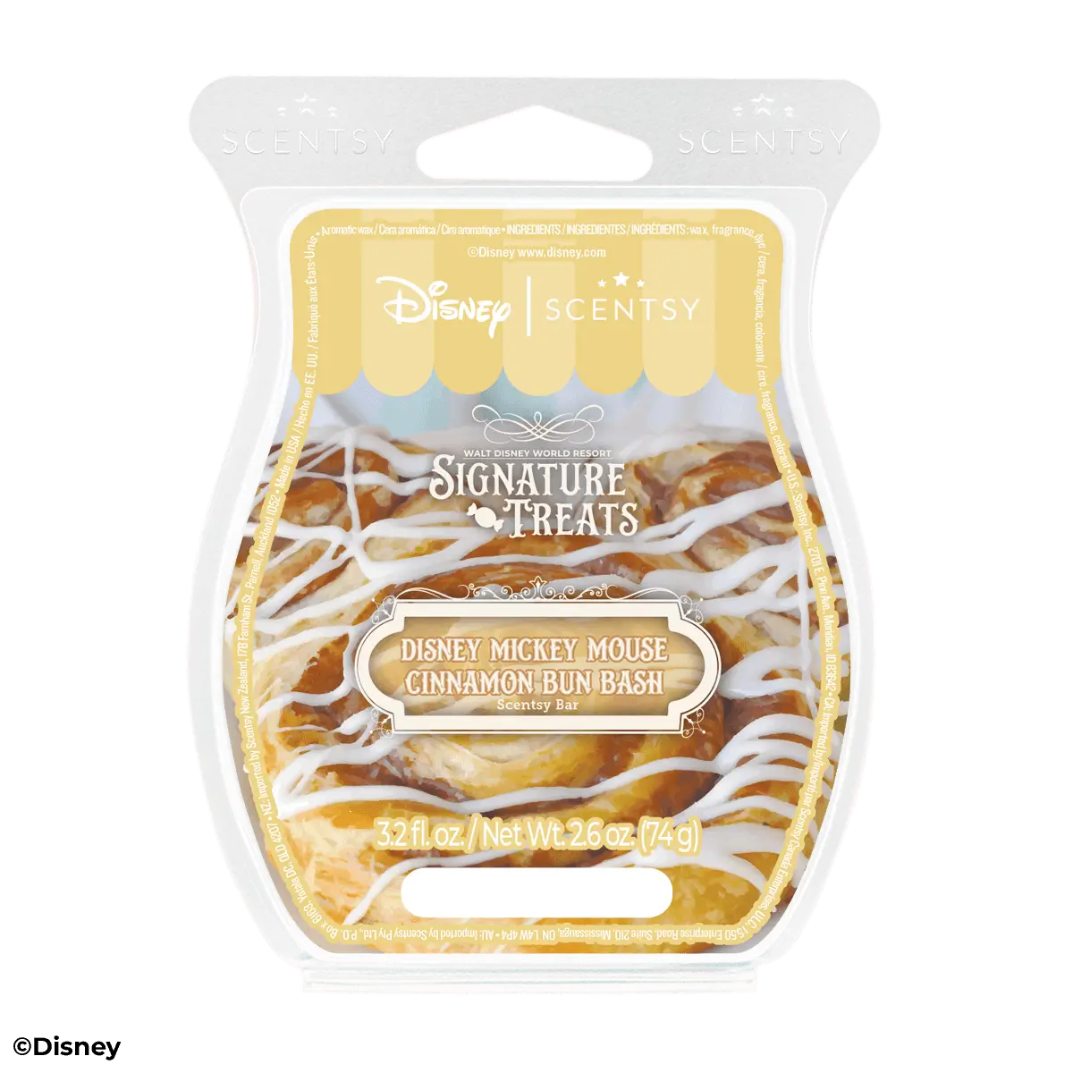 Walt Disney World Resort Signature Treats Scentsy Wax Collection