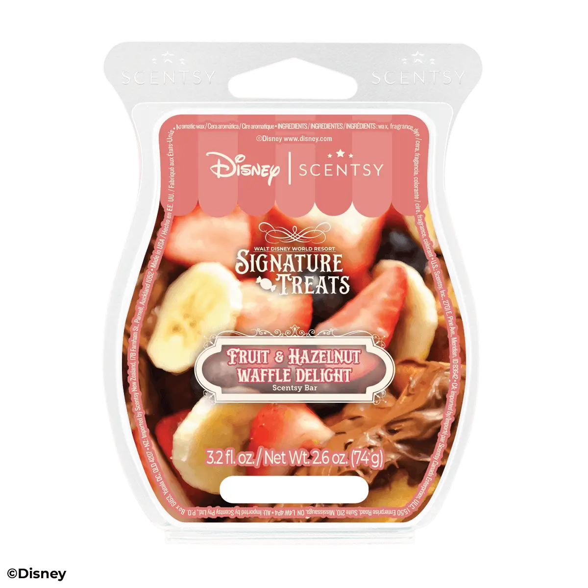 Walt Disney World Resort Signature Treats Scentsy Wax Collection