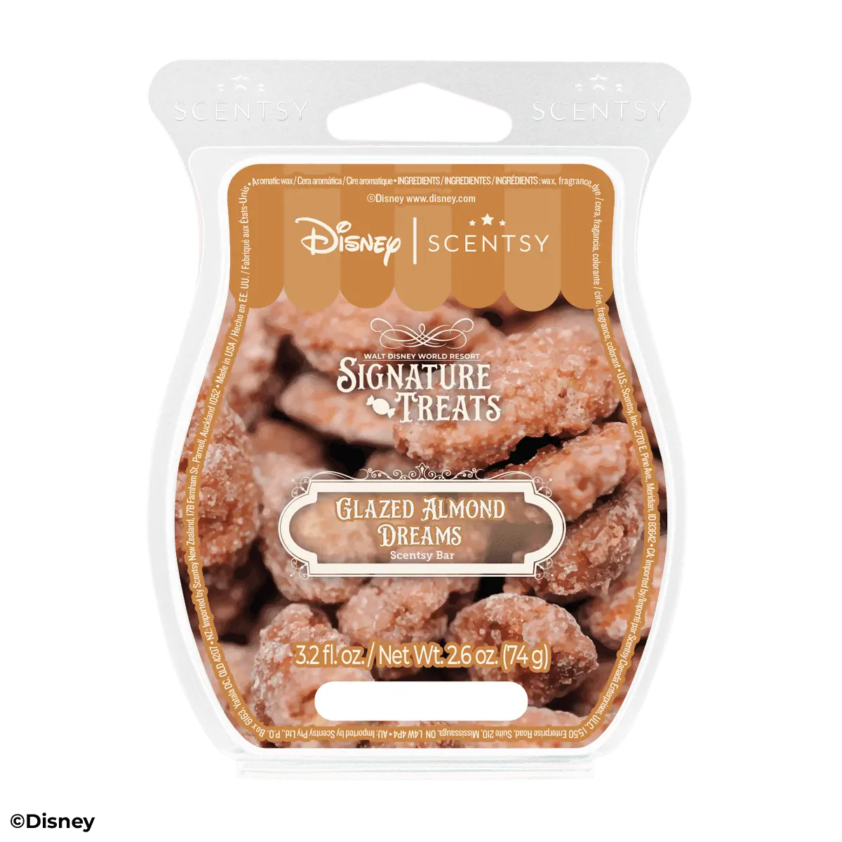 Walt Disney World Resort Signature Treats Scentsy Wax Collection