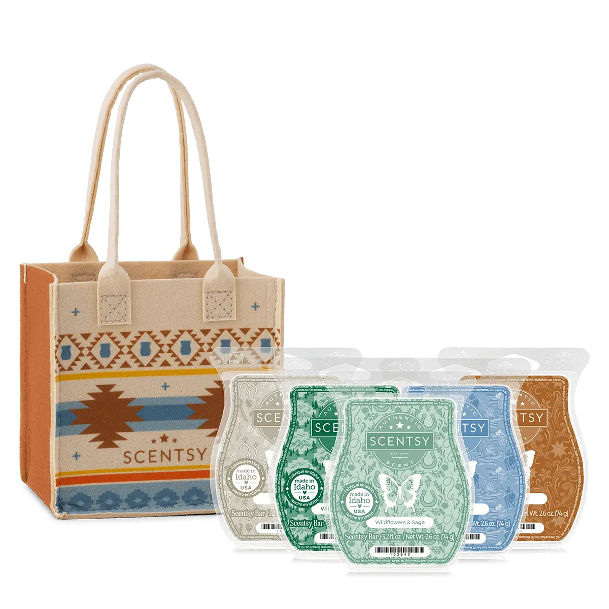 Wild Flowers & Wild Horses Scentsy Bar 5-pack