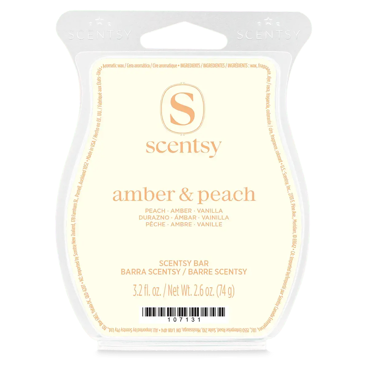 Scentbaramberpeachisor1Jan26Pws_Highres Amber & Peach Scentsy Wax Bar