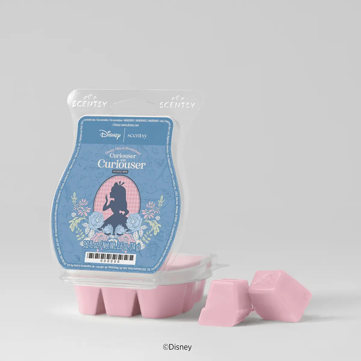 Scentbarcuriouserandcuriouserpackshotr132026Pws_Highres Curiouser & Curiouser Scentsy Wax Bar | Disney Alice in Wonderland