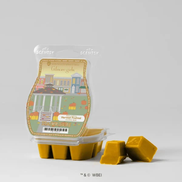 SCENTBarGilmoreGirlsStarHollowHarvestFestivalPACKSHOTWaxR12026PWS_highres Stars Hollow Harvest Festival Scentsy Wax Bar | Gilmore Girls™