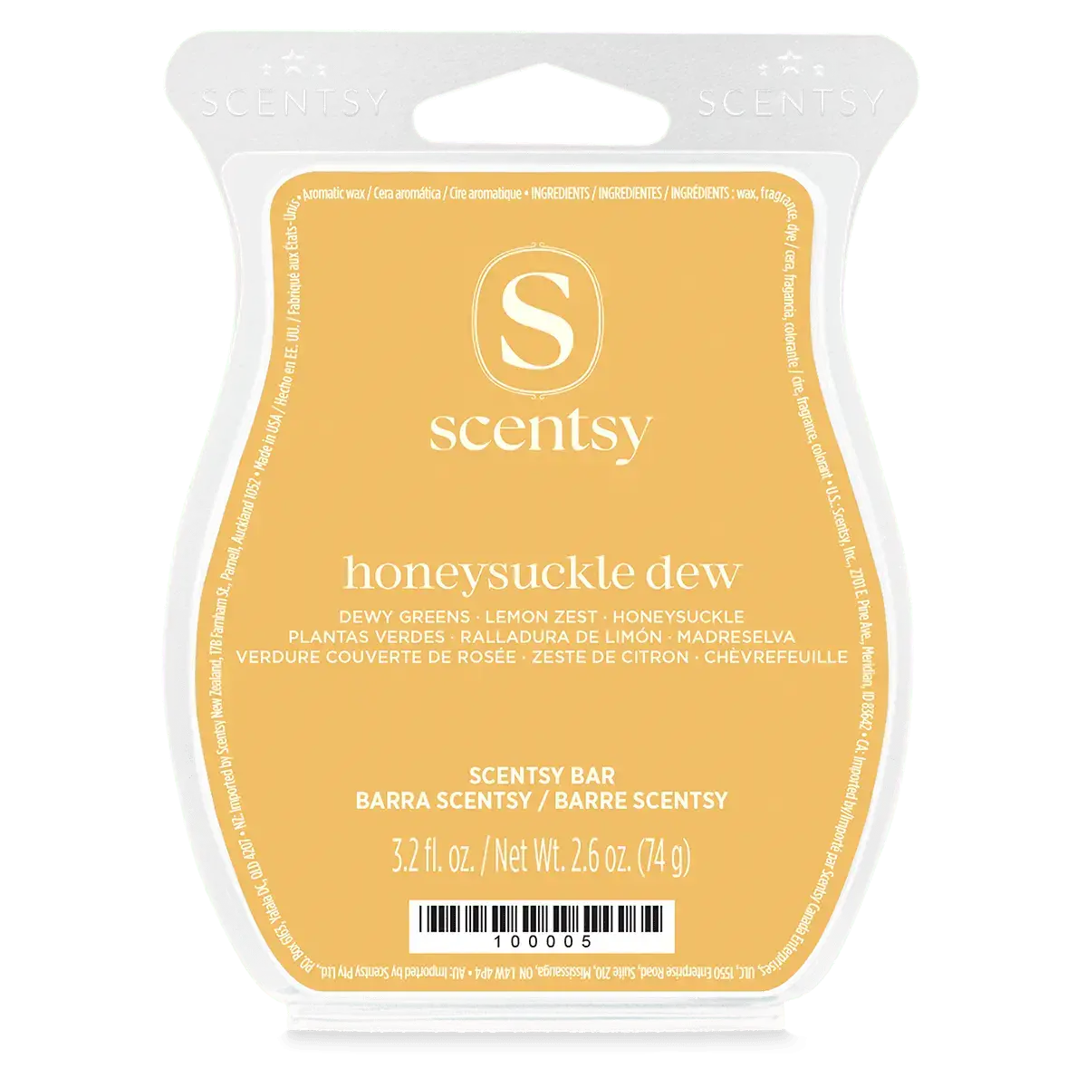 Scentbarhoneysuckledewfgisor12026Pws_Highres Honeysuckle Dew Scentsy Bar - Happiness Blooms 2026