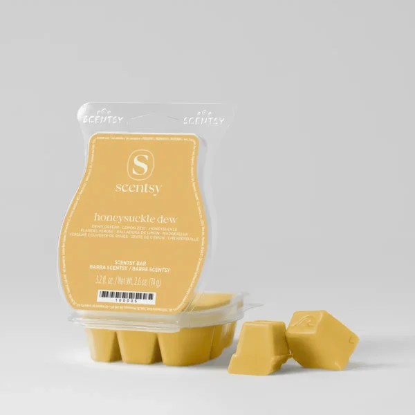 SCENTBarHoneysuckleDewPACKSHOTWaxR132026PWS_highres Honeysuckle Dew Scentsy Bar - Happiness Blooms 2026