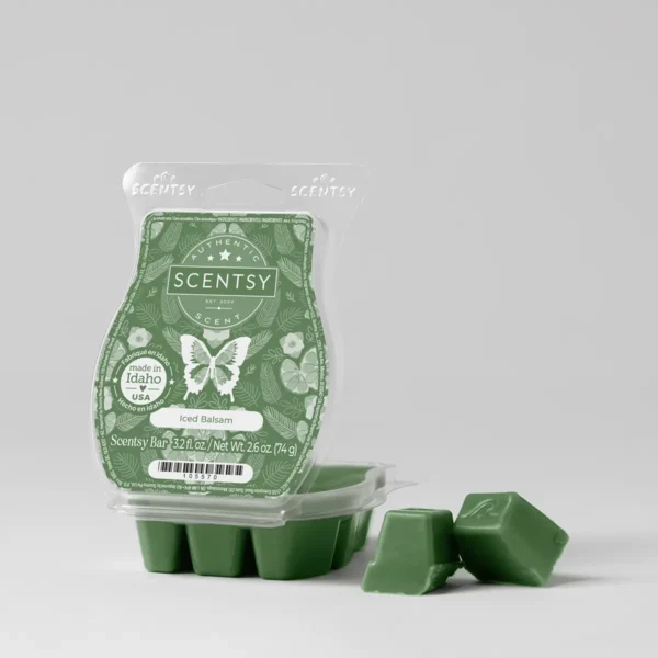 SCENTBarIcedBalsamPACKSHOTWaxR132025PWS_highres Iced Balsam Scentsy Wax Bar