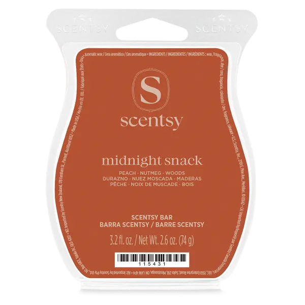 SCENTBarMidnightSnackISOR12026PWS Midnight Snack (Sarah) Scentsy Bar - From The Seven Paths Home Whiff Box