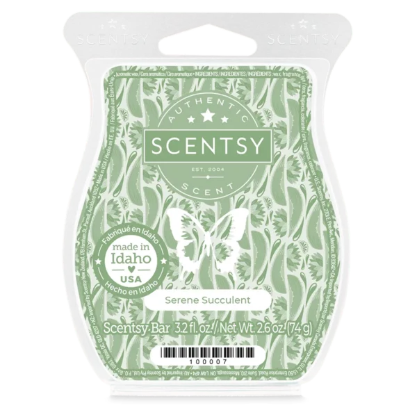 Scentbarserenesucculentisor1Ss25Pws_Highres Serene Succulent Scentsy Bar