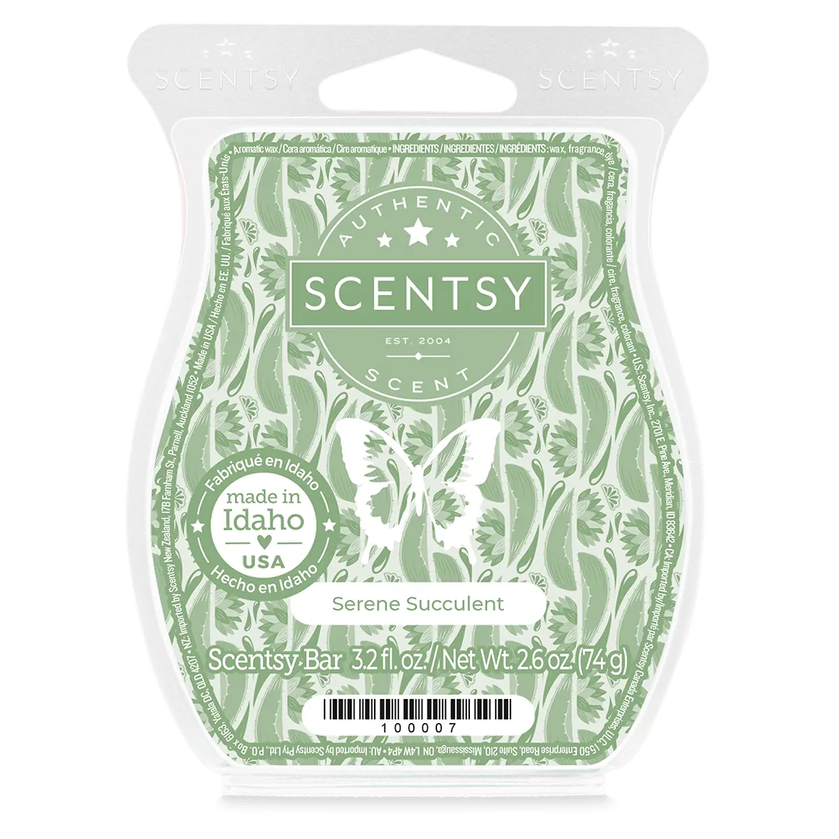 Serene Succulent Scentsy Bar
