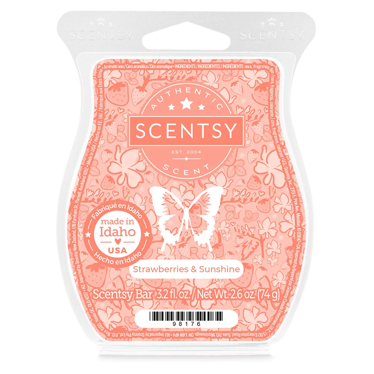 Strawberries & Sunshine Scentsy Bar