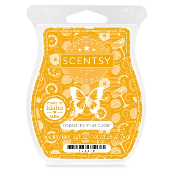 Tropical Rum-Ba Cooler Scentsy Wax Bar | Let's Dance