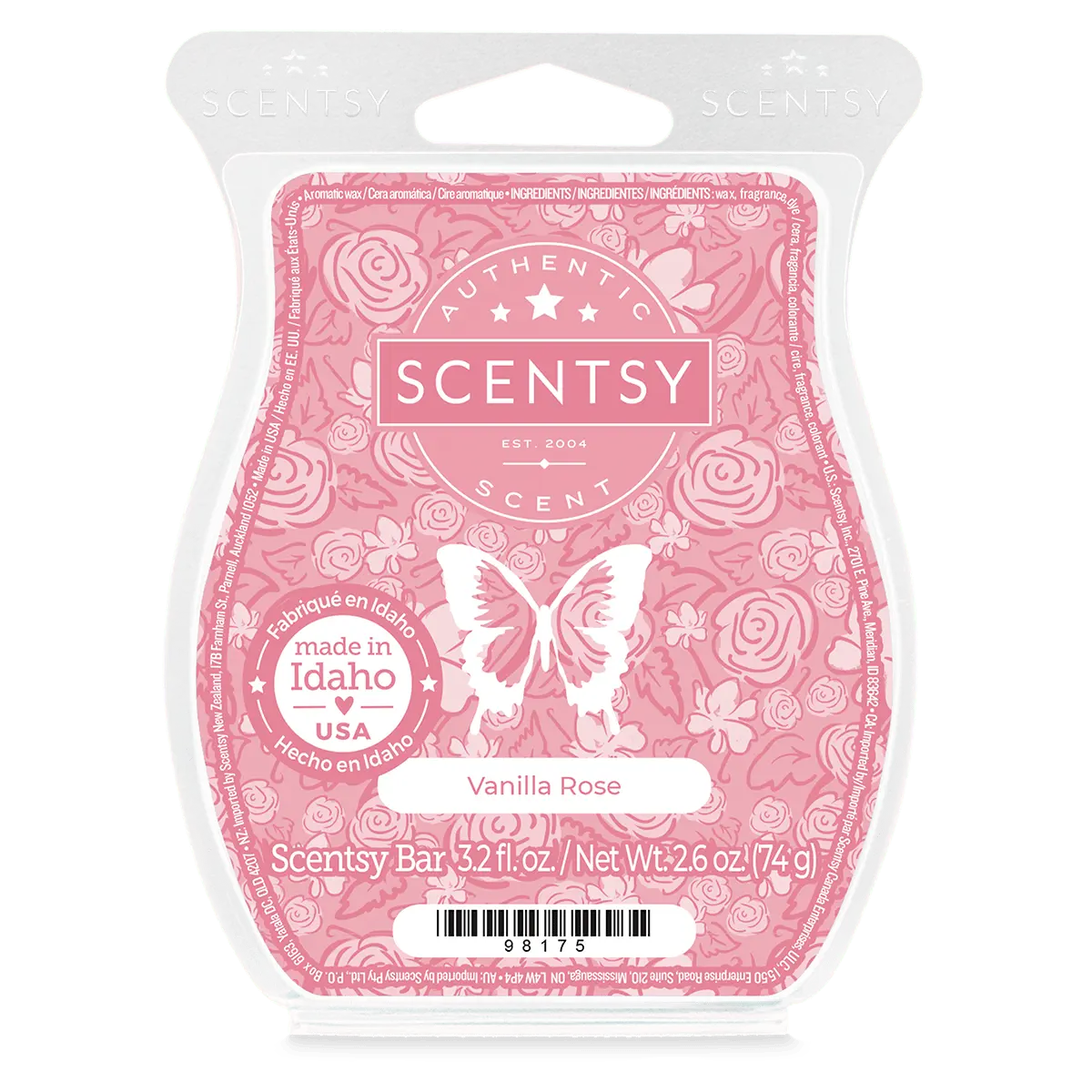 Vanilla Rose Scentsy Bar