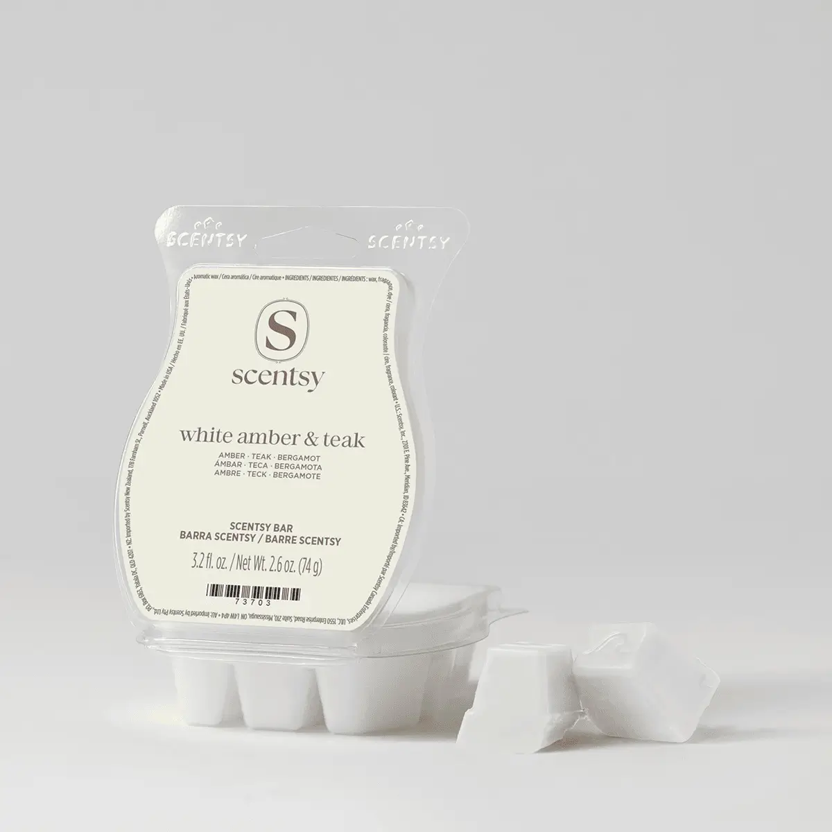 White Amber & Teak Scentsy Bar