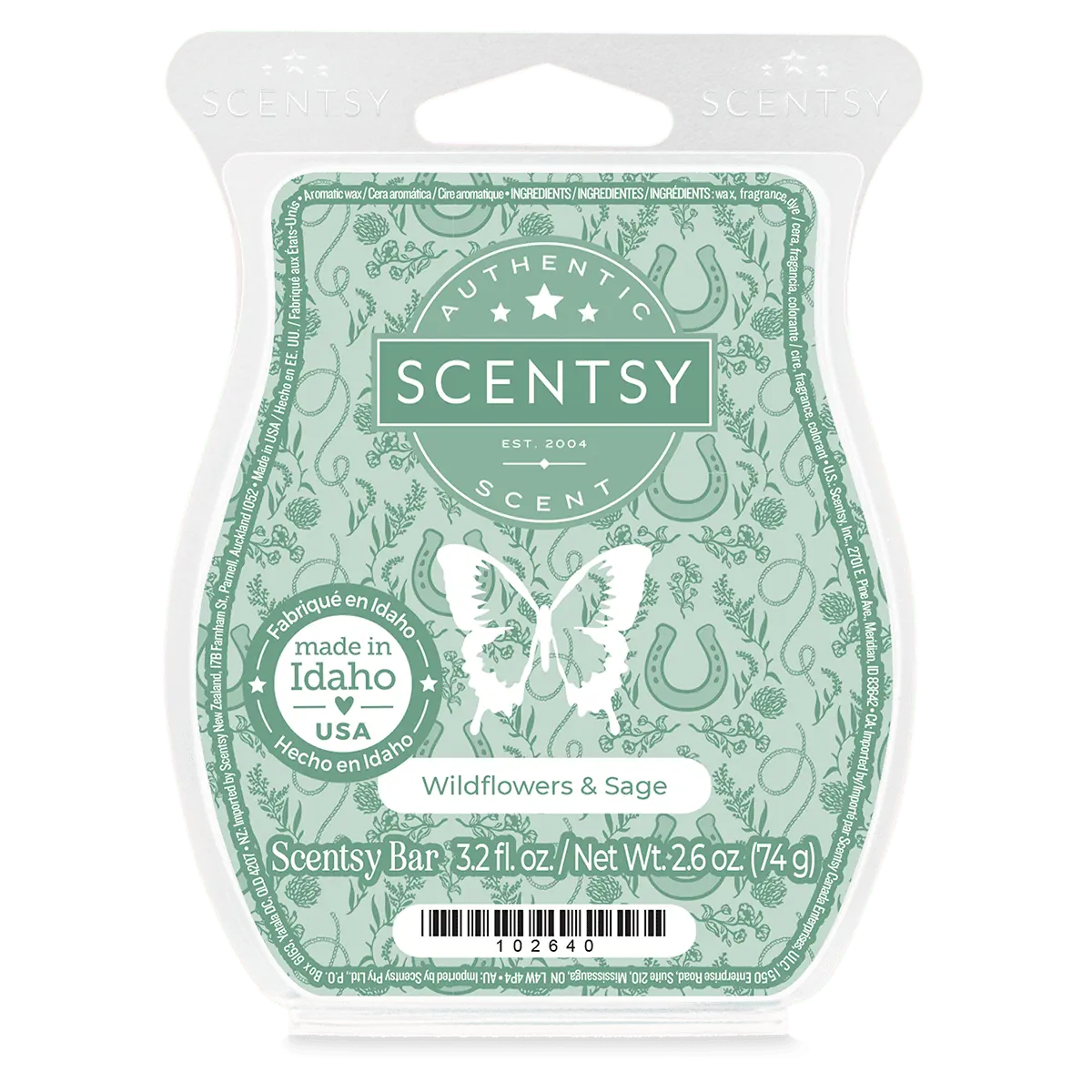 Scentbarwildflowerssageisor1Ss25Pwsb2531216A87E4D8B9C5E644A7Fd23B19_Highres Wildflowers & Sage Scentsy Bar