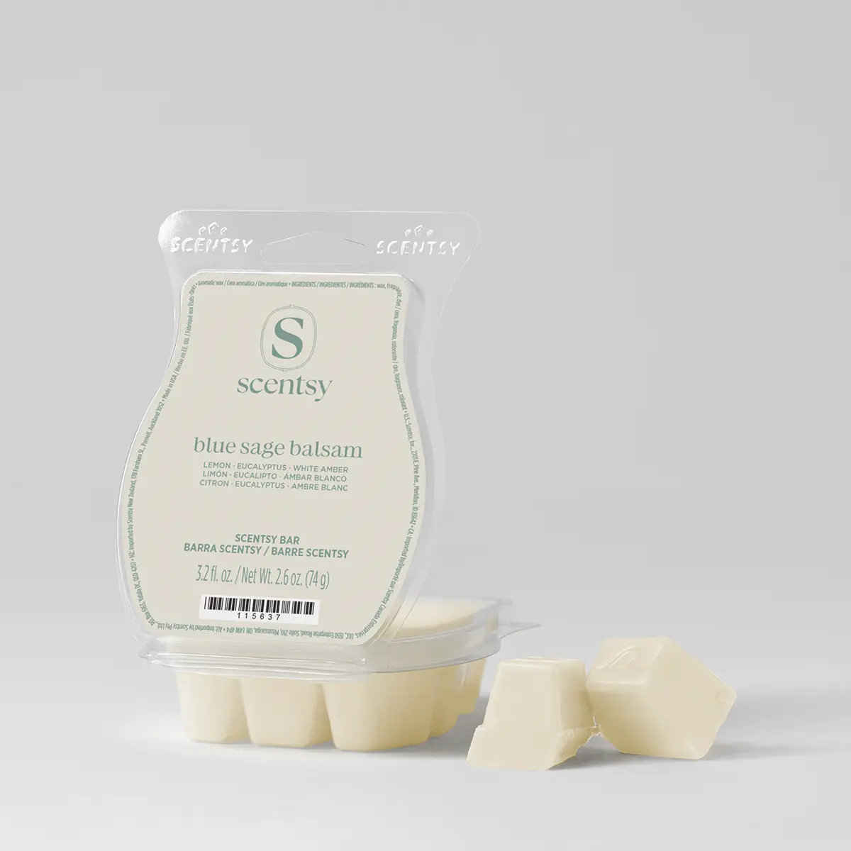 Blue Sage Balsam Scentsy Wax Bar - Holiday 2026