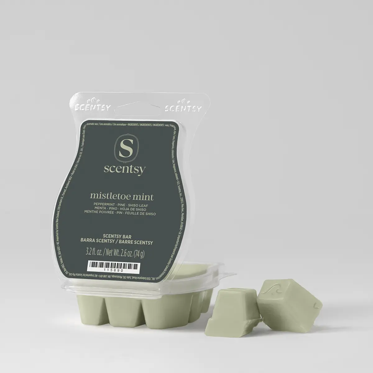 Mistletoe Mint Scentsy Wax Bar - Holiday 2026