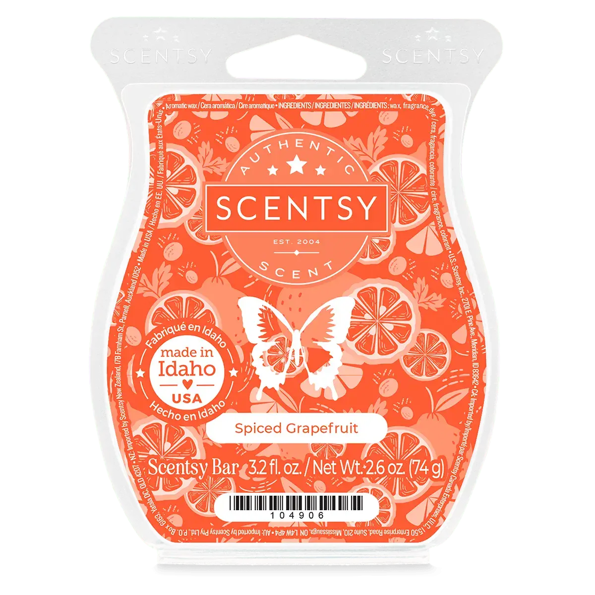 Spiced Grapefruit Scentsy Bar
