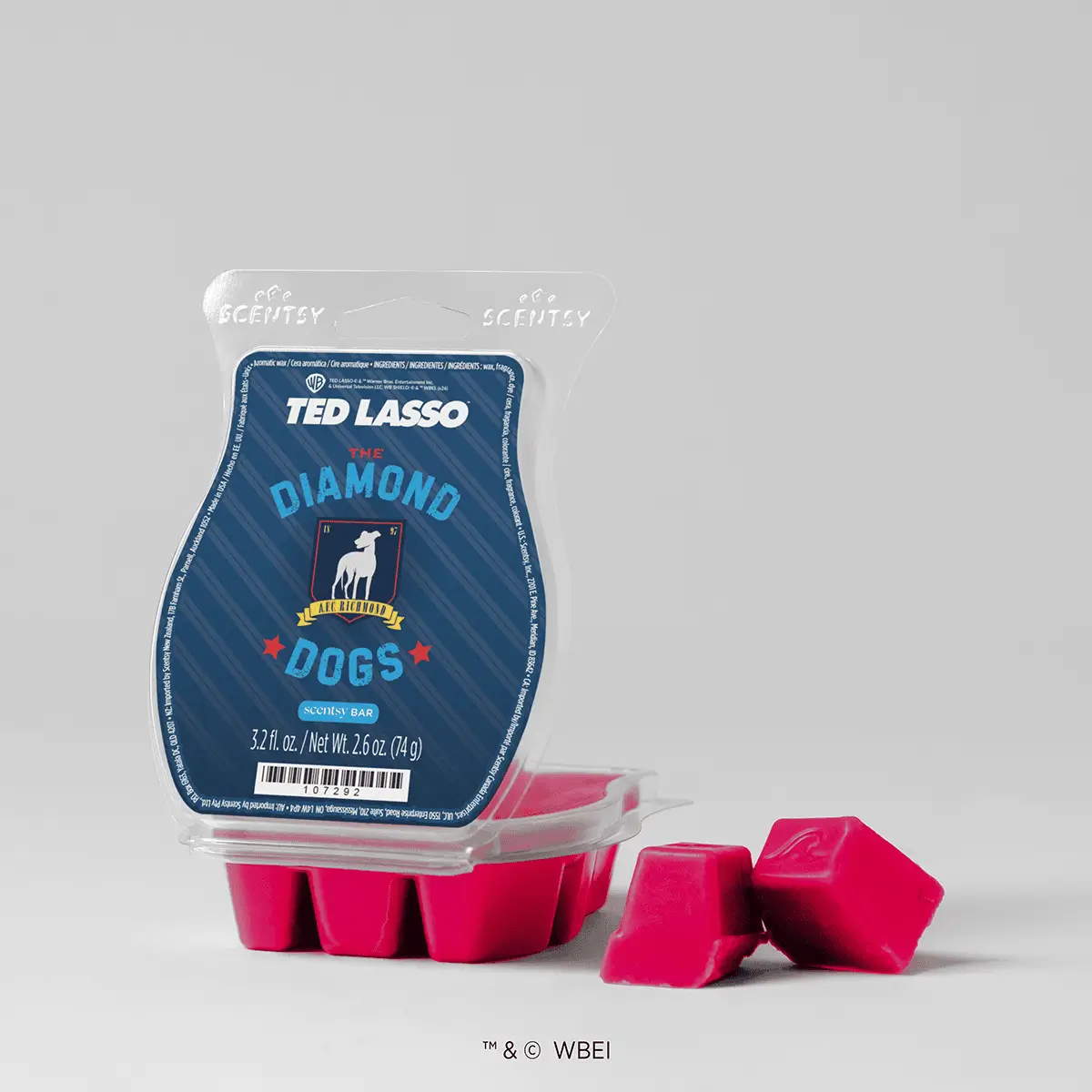 Scentbartedlassothediamonddogspackshotwaxr12026Pws_Highres Ted Lasso™ Scentsy Wax Collection