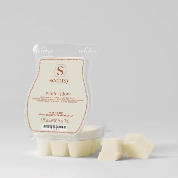 SCENTBarwinterglowPACKSHOTWaxR132026PWS_highres Winter Glow Scentsy Wax Bar - Holiday 2026