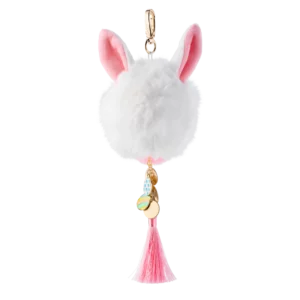 Fluffy Bunny Scentsy Bag Charm Clip