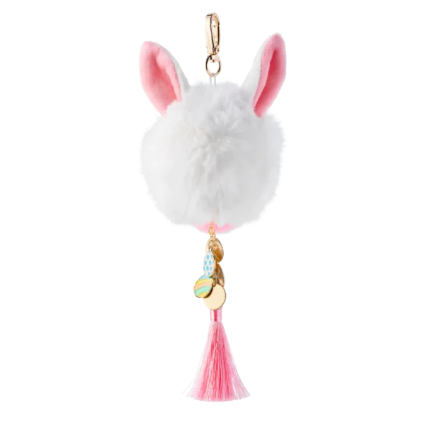 Fluffy Bunny Scentsy Bag Charm Clip