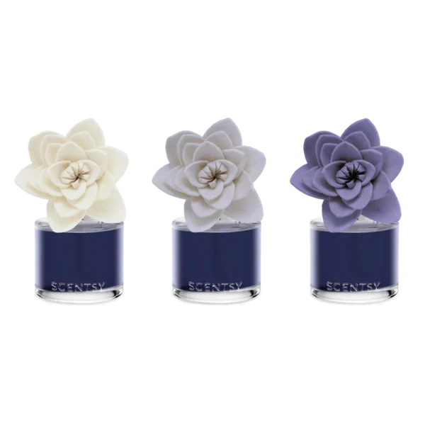 Snowed in Flannel Scentsy Poinsettia Flower