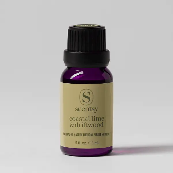 SCENTOilCoastalLimeDriftwoodPACKSHOTR12026PWS Coastal Lime & Driftwood Scentsy Oil