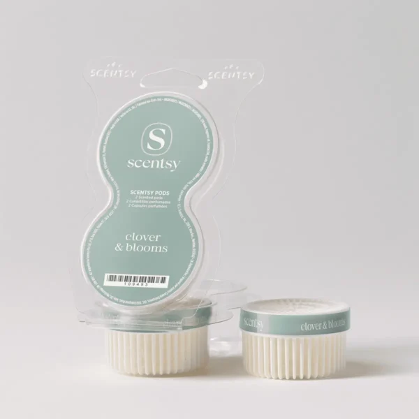 Scentpodscloverbloomspackshotclamshellr1Mar26Pws_Highres Clover & Blooms Scentsy Pods - March 2026