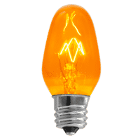 Pulse warmer made of elastic tip light Orange