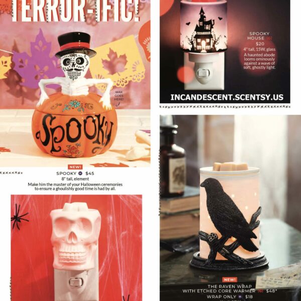 SPOOKY HOUSE NIGHTLIGHT MINI SCENTSY WARMER