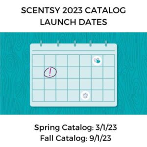 SCENTSY 2023 CATALOG LAUNCH DATES