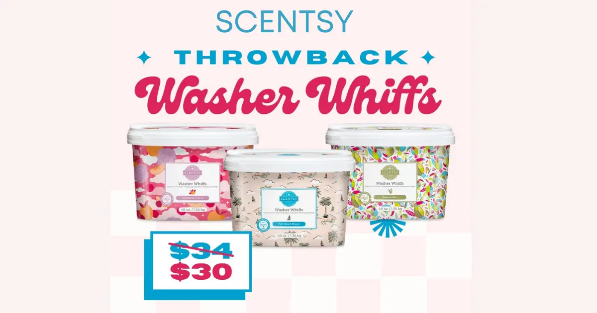Scentsy Throwback Washer Whiffs Sale | Shop 7/21
