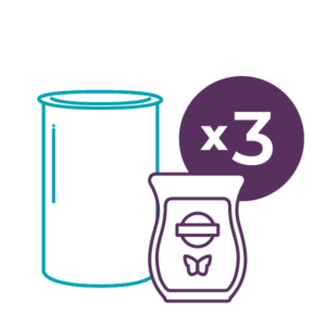 Scentsy System -  Warmer & 3 Scentsy Bars - Combine & Save