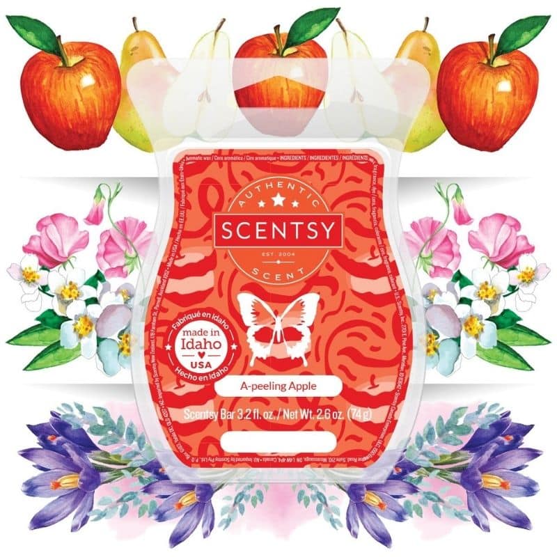 SCENTSY A PEELING APPLE BAR