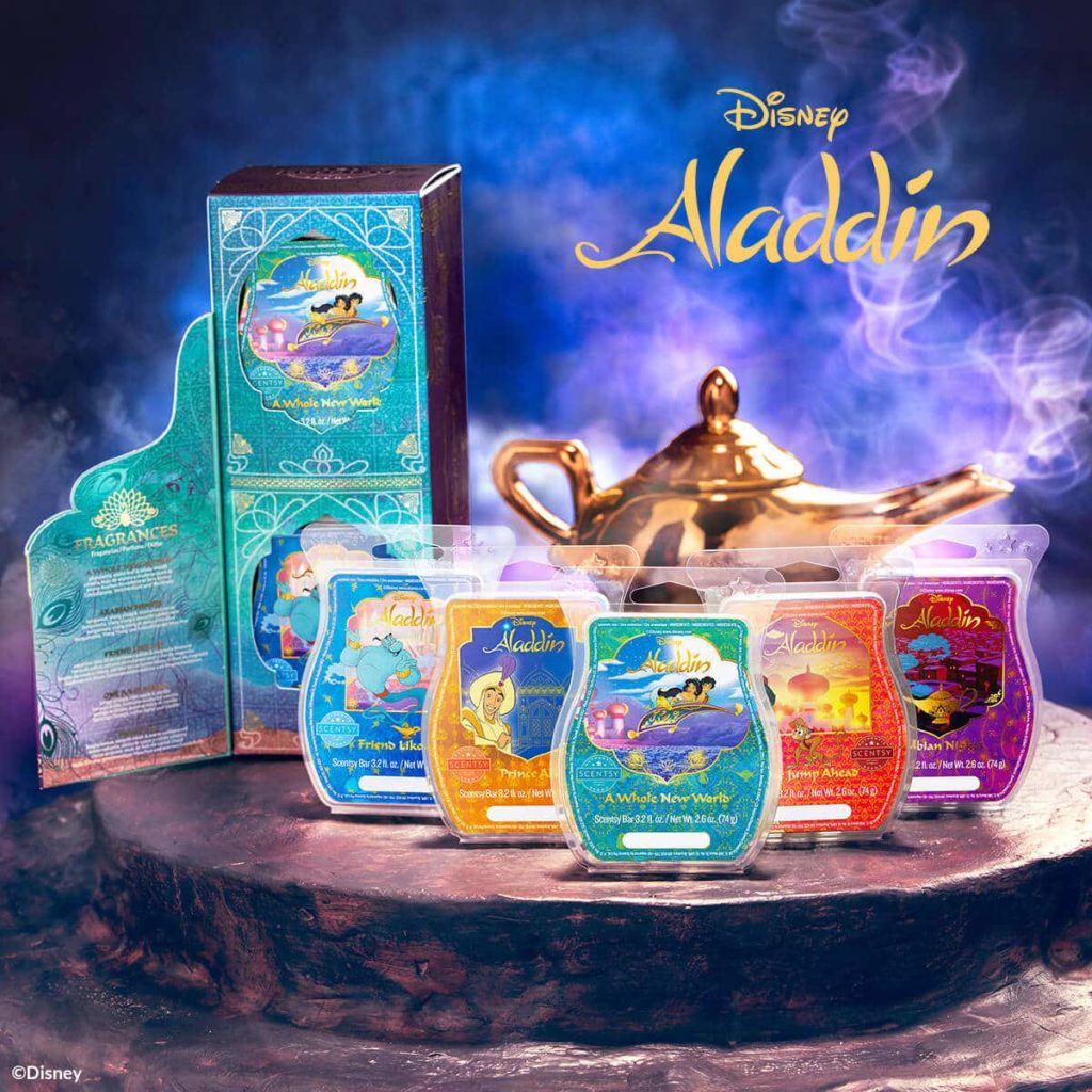 ALADDIN SCENTSY WAX COLLECTION DISNEY SCENTSY